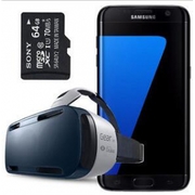 Samsung Galaxy S7 Edge SM-G935F + Gear VR + 64GB SD Card 