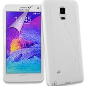 Samsung Galaxy Note 4 White S line Gel Case