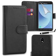 Connect Zone庐 Premium PU Leather Flip Wallet Case Cover Pouch For Sams